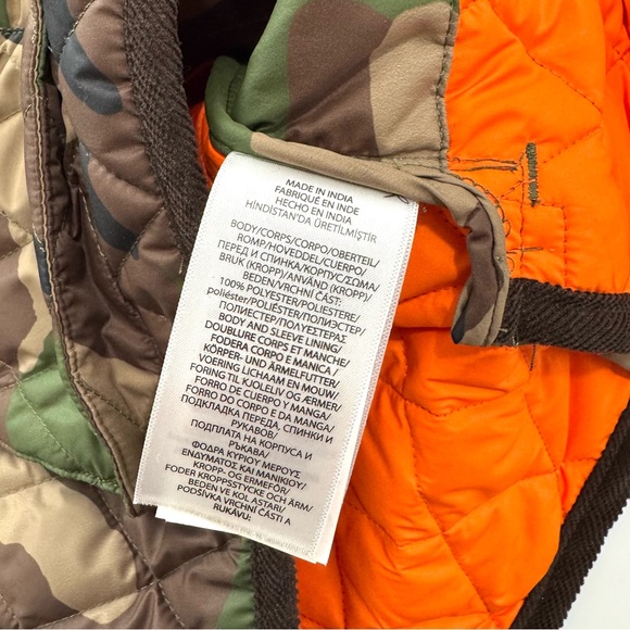 Polo Ralph Lauren Toddler Boy's Sz 4T Quilted Puffer Jacket Car Coat Green Camo - Picture 7 of 7